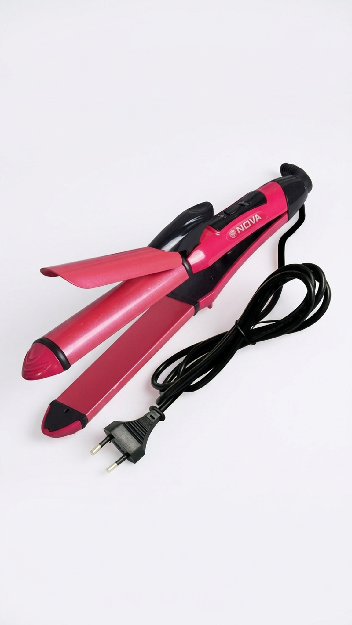 NOVA 2 in 1 Hair Beauty Set – Hair Straightener & Curler
