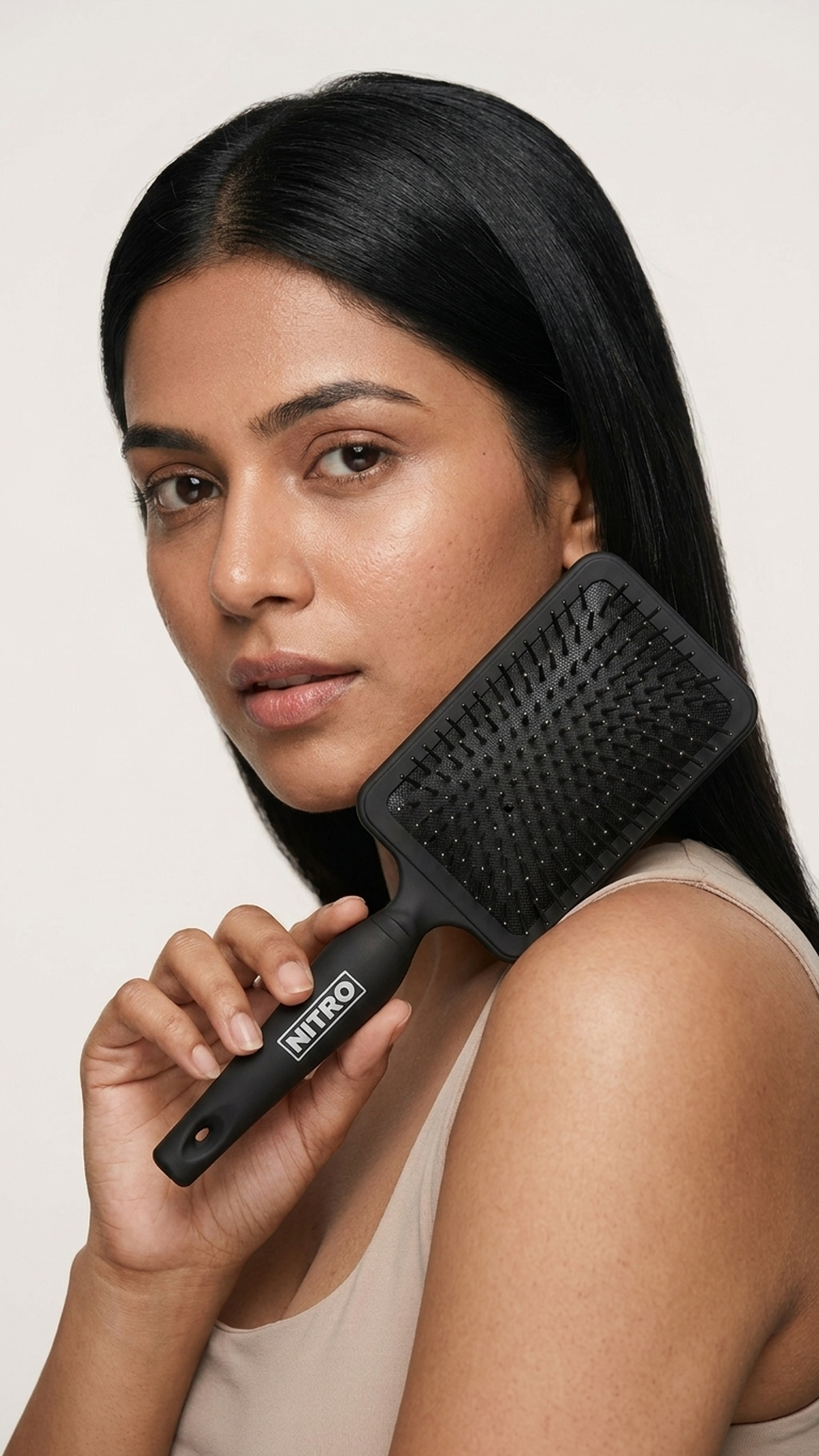 NITO Professional Paddle Hair Brush – Anti-Tangle Hair Detangling Brush