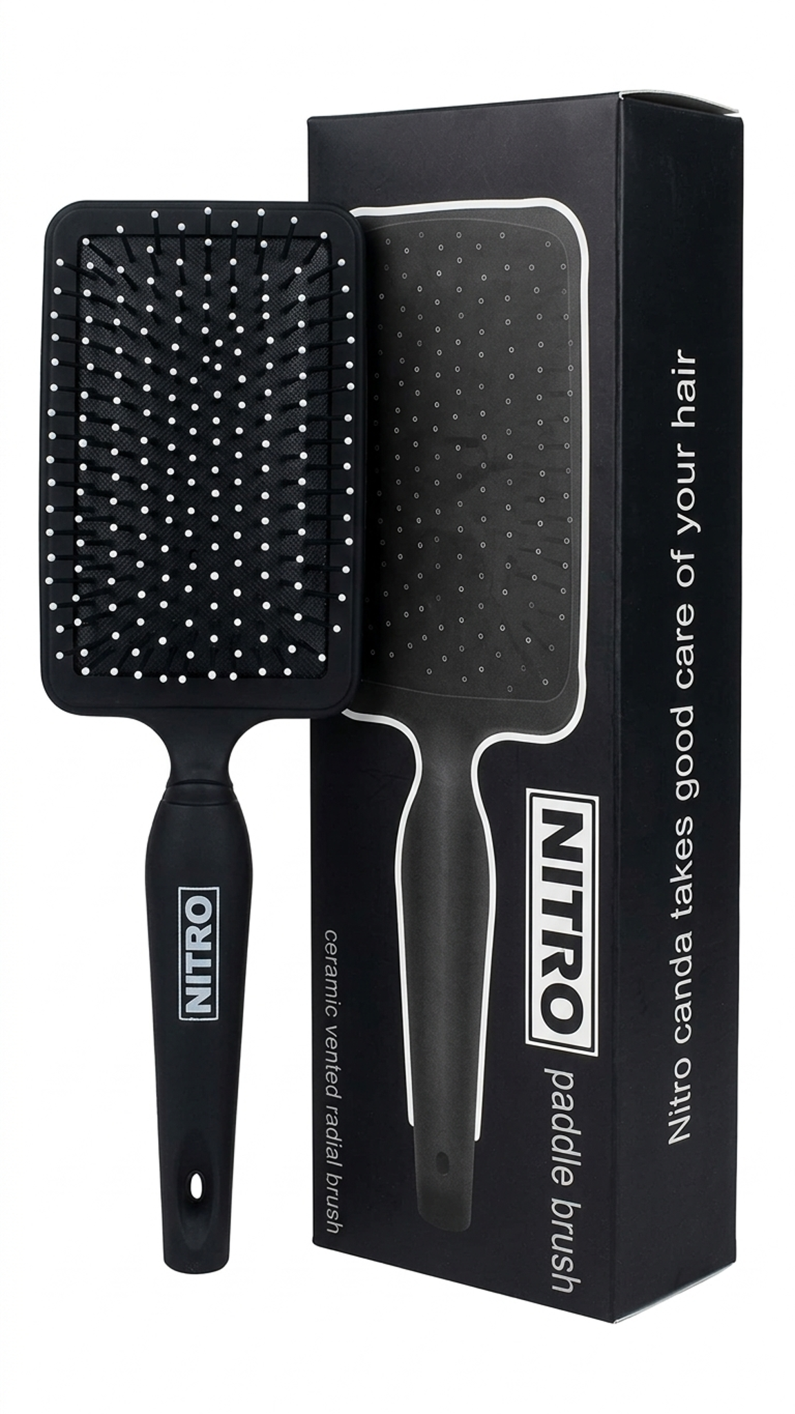 NITO Professional Paddle Hair Brush – Anti-Tangle Hair Detangling Brush